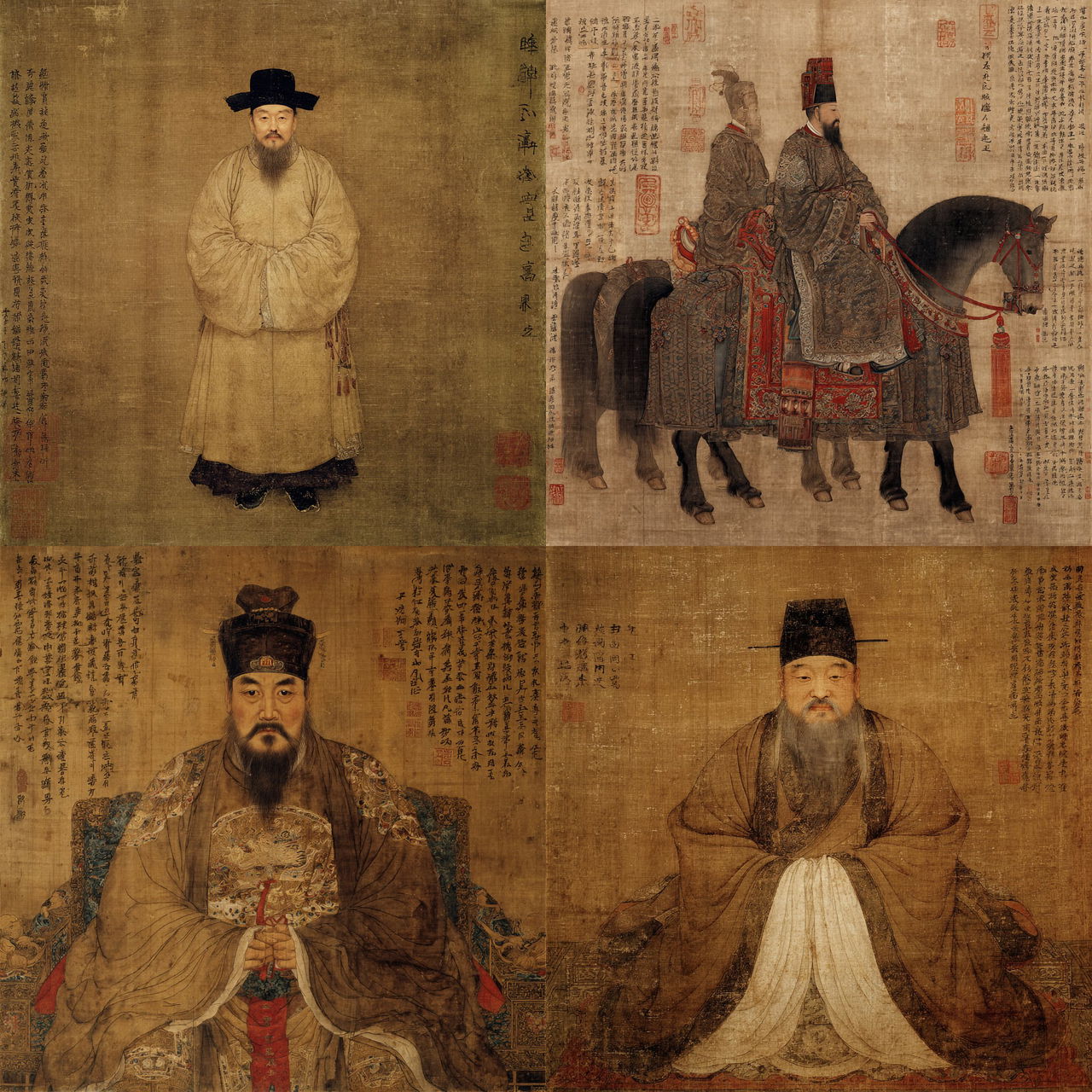 Emperor Huizong of Song style, Midjourney V7, render 1 of 4