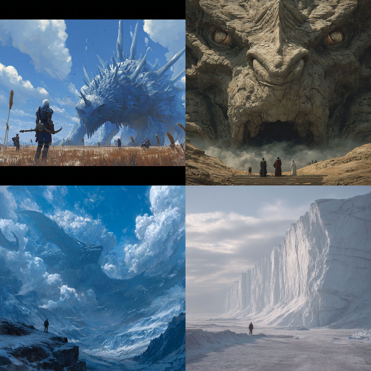 Epic scale style, Midjourney V7, render 1 of 4