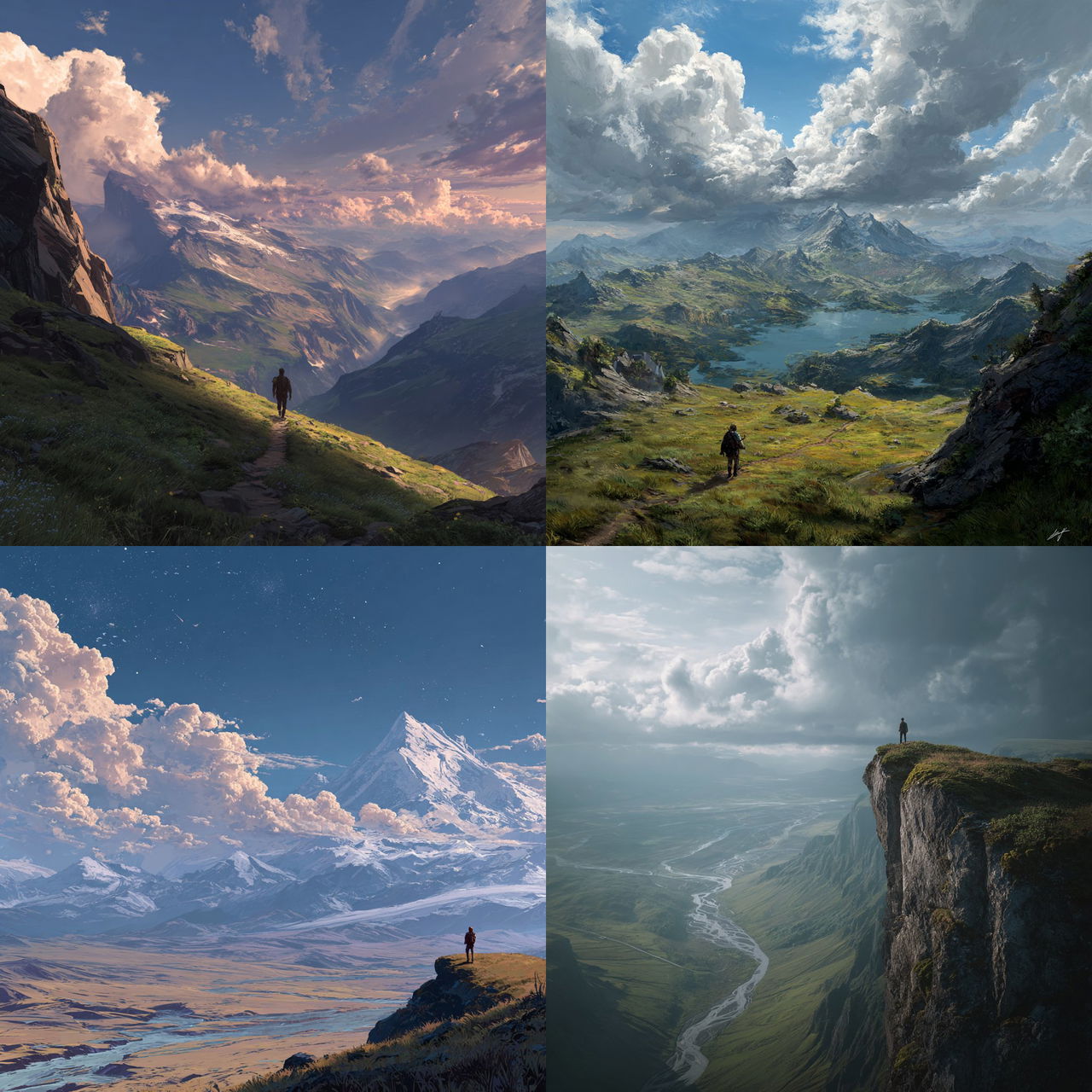 Epic view style, Midjourney V7, render 1 of 4