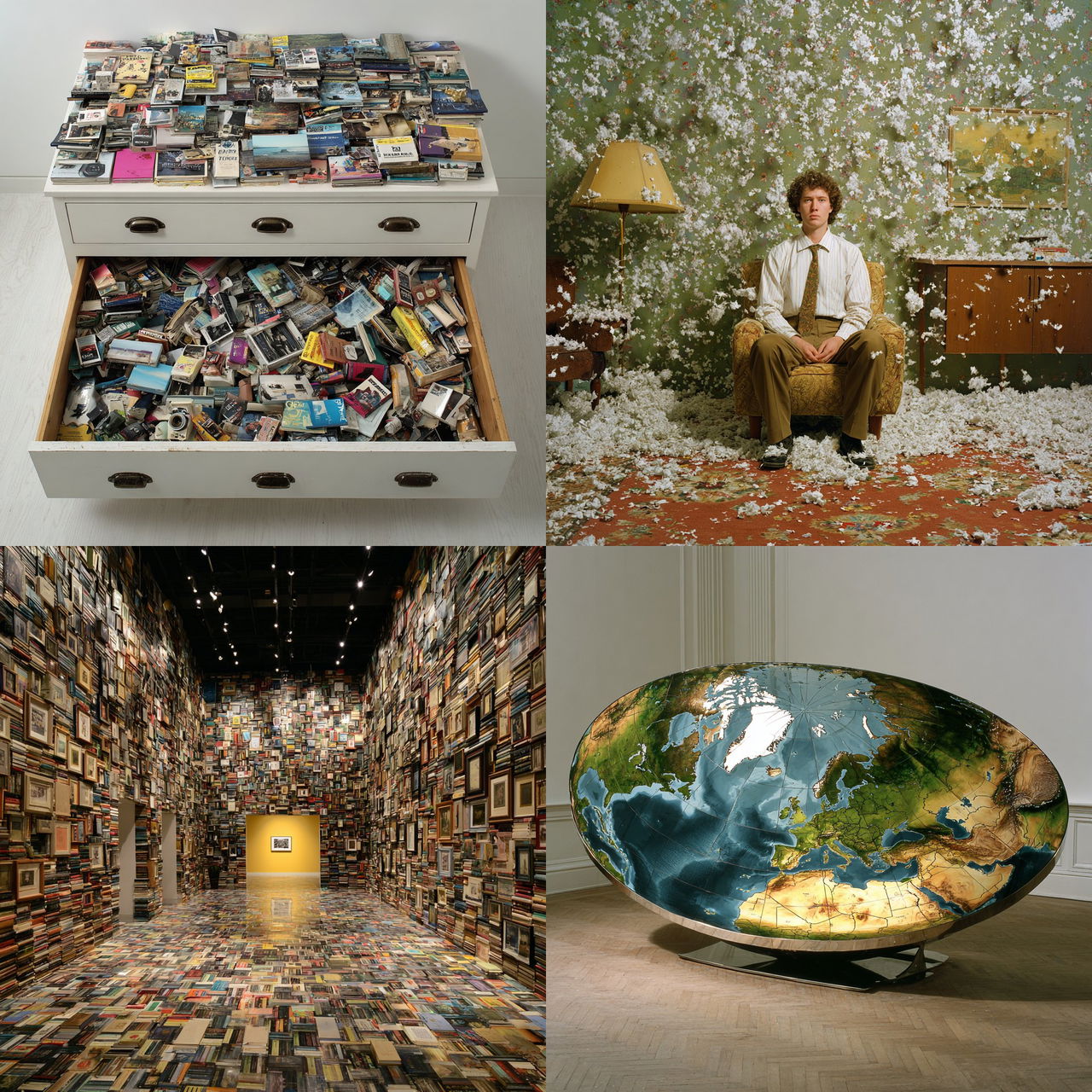Erik Kessels style, Midjourney V7, render 1 of 4