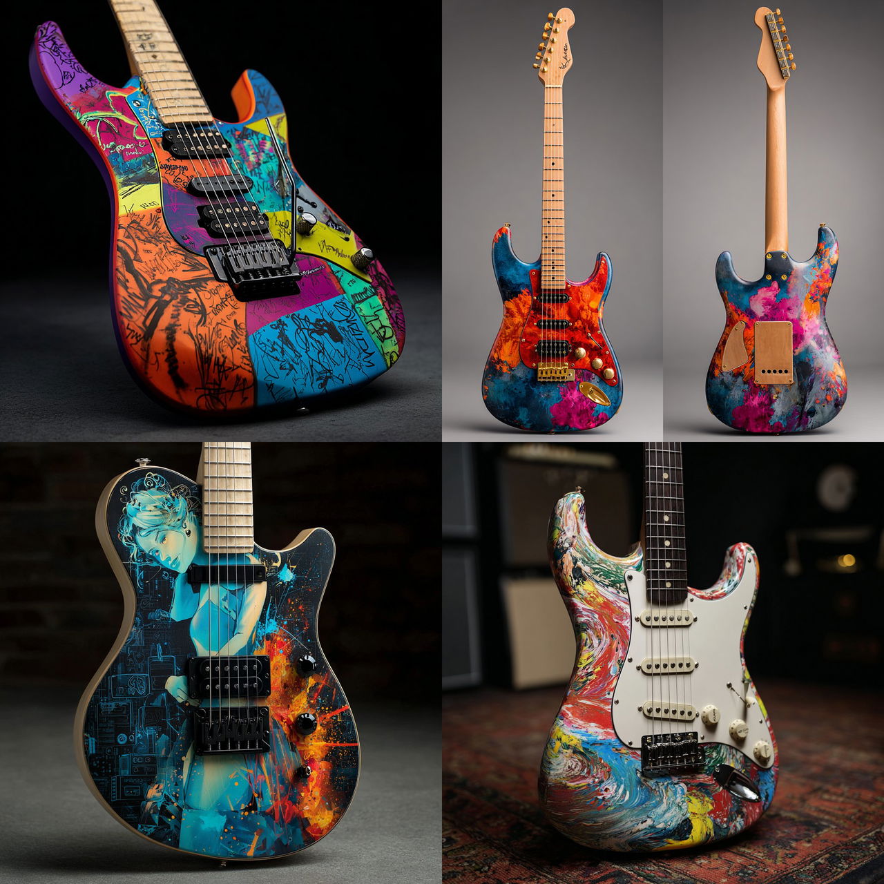 Ernie Ball style, Midjourney V7, render 1 of 4