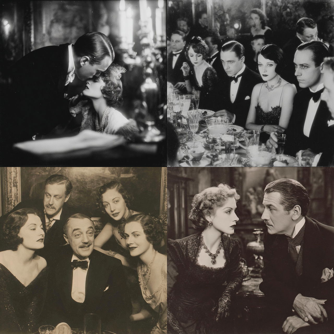Ernst Lubitsch style, Midjourney V7, render 1 of 4