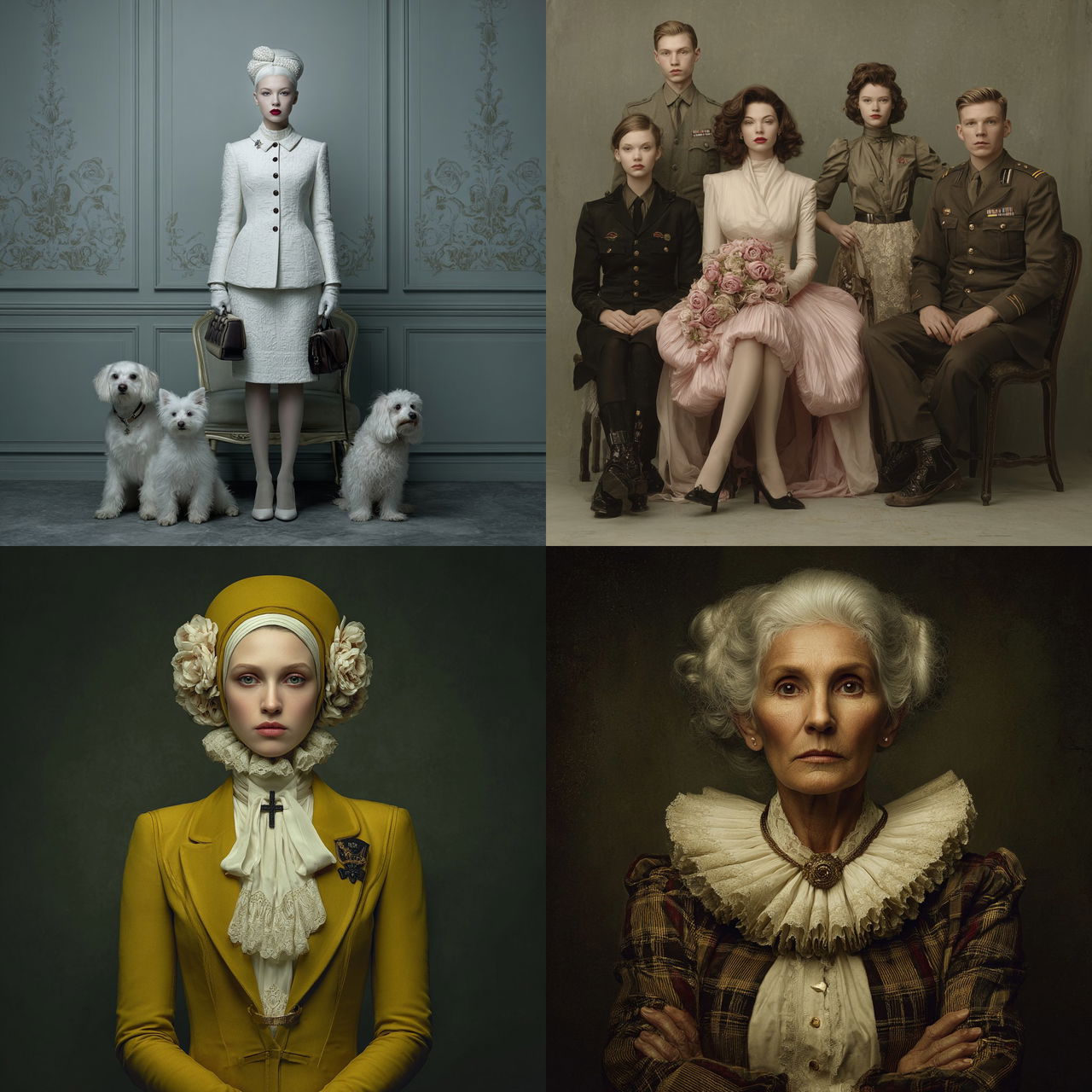 Erwin Olaf style, Midjourney V7, render 1 of 4