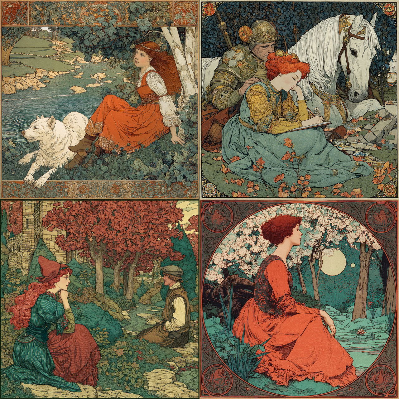 Eugene Grasset style, Midjourney V7, render 1 of 4