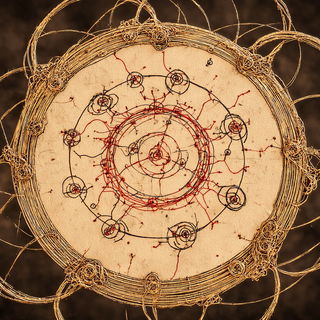 Sepiarch style, Midjourney V7: abstract 3D render