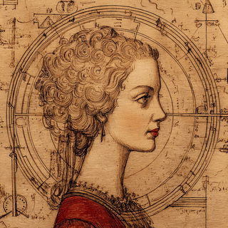 Sepiarch style, Midjourney V7: classical 18th-century oil painting