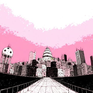 Hatchpunk style, Midjourney V7: megacity with futuristic bioarchitecture