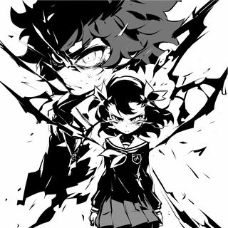 Flamebrocade style, Midjourney V7: black-and-white manga comic strip