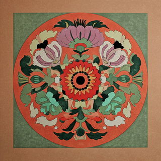Flamebrocade style, Midjourney V7: creative pattern composition