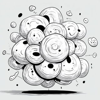 Pulpwing style, Midjourney V7: abstract 3D render
