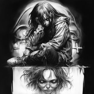 Pulpwing style, Midjourney V7: black-and-white manga comic strip