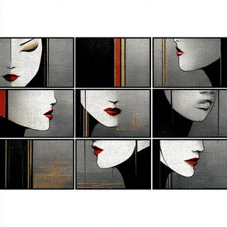 Plasterchromism style, Midjourney V7: black-and-white manga comic strip