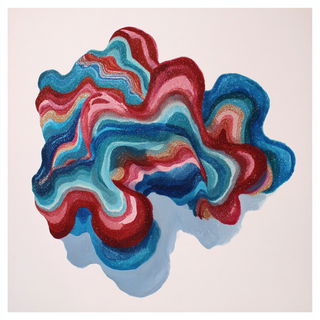 Marrowink style, Midjourney V7: abstract 3D render