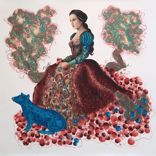 Marrowink style, Midjourney V7: retro fairy-tale illustration