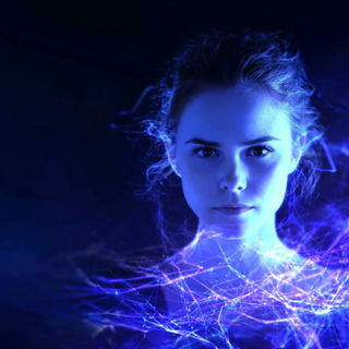 Astraeon Signpainters style, Midjourney V7: photographic portrait of female protagonist