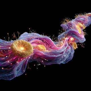 Crystaferric style, Midjourney V7: abstract 3D render