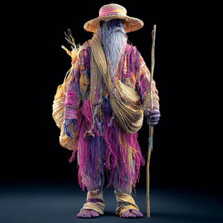 Crystaferric style, Midjourney V7: traditional folk art