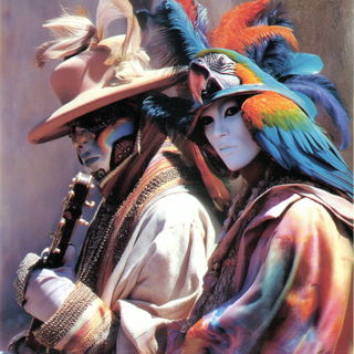 Diffusionalism style, Midjourney V7: traditional folk art