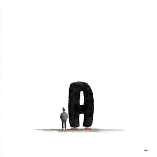 Ashbone Childscale style, Midjourney V7: typographic composition with large letters