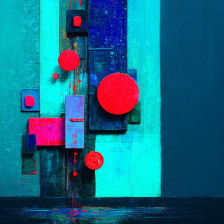 Gesticubism style, Midjourney V7: abstract 3D render