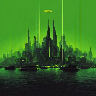 Raincut Protocol style, Midjourney V7: megacity with futuristic bioarchitecture