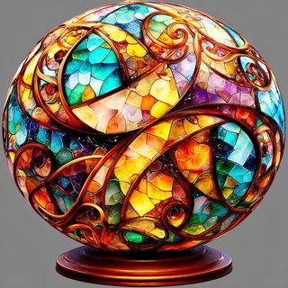 Vesperpane style, Midjourney V7: abstract 3D render