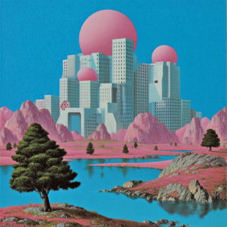 Archimasonry style, Midjourney V7: megacity with futuristic bioarchitecture
