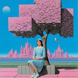Archimasonry style, Midjourney V7: retro fairy-tale illustration