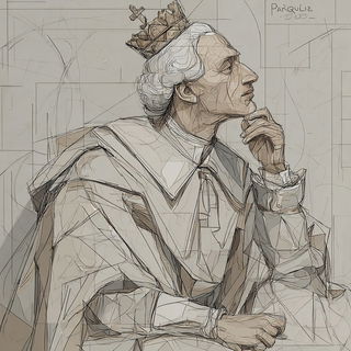 Stairhorn style, Midjourney V7: classical 18th-century oil painting