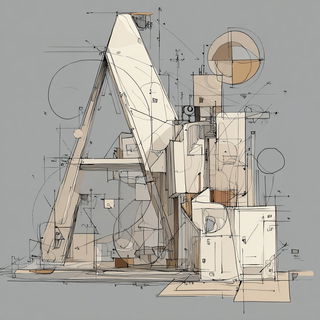 Stairhorn style, Midjourney V7: typographic composition with large letters