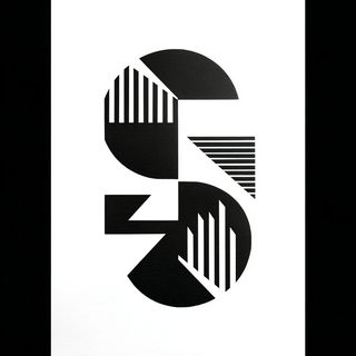 Linocut Geometry style, Midjourney V7: bold minimalist logo design for Istanbul city municipal services