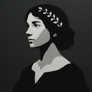 Silhouette Cantilever style, Midjourney V7: classical 18th-century oil painting