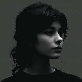 Silhouette Cantilever style, Midjourney V7: photographic portrait of female protagonist
