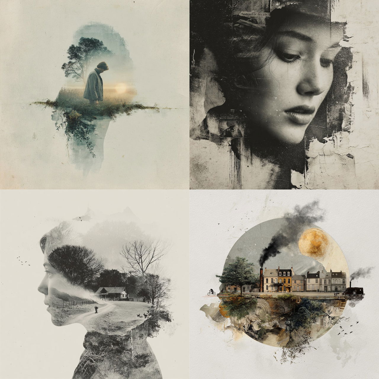 Fabienne Rivory style, Midjourney V7, render 1 of 4