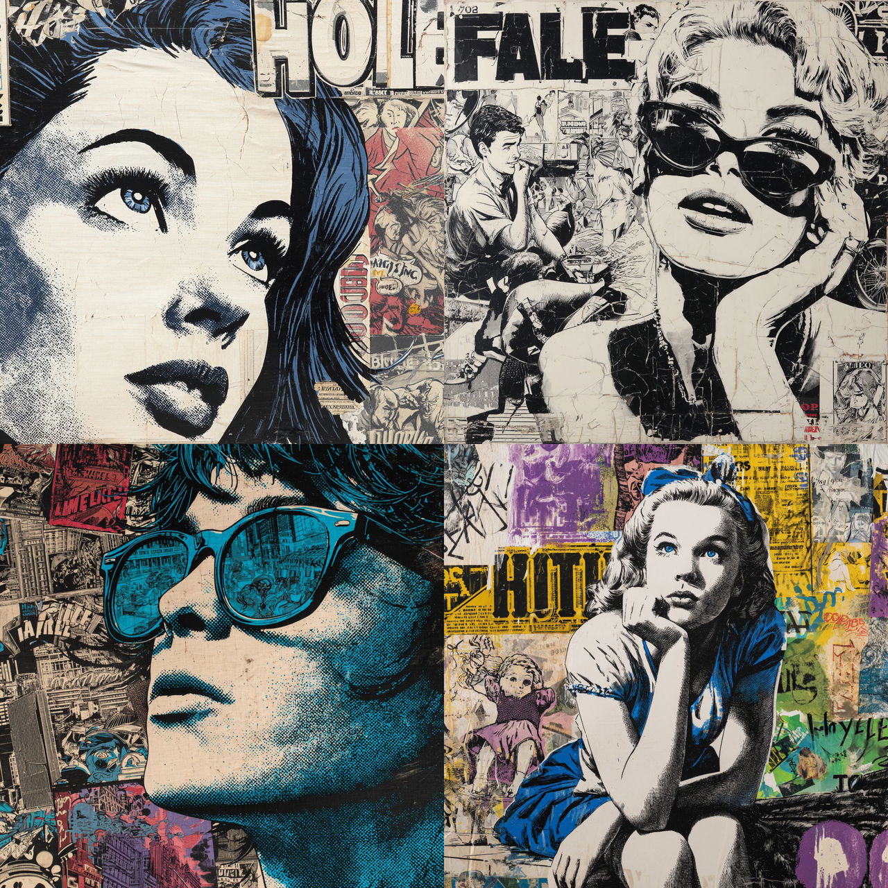 FAILE style, Midjourney V7, render 1 of 4