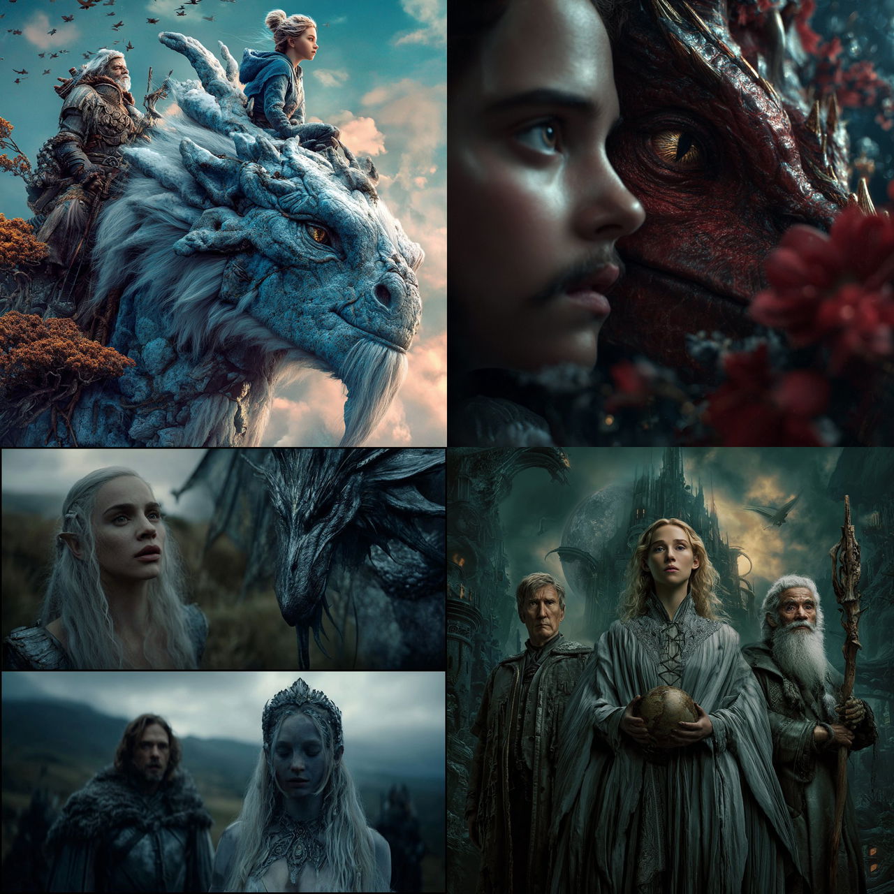 Fantasy movie style, Midjourney V7, render 1 of 4
