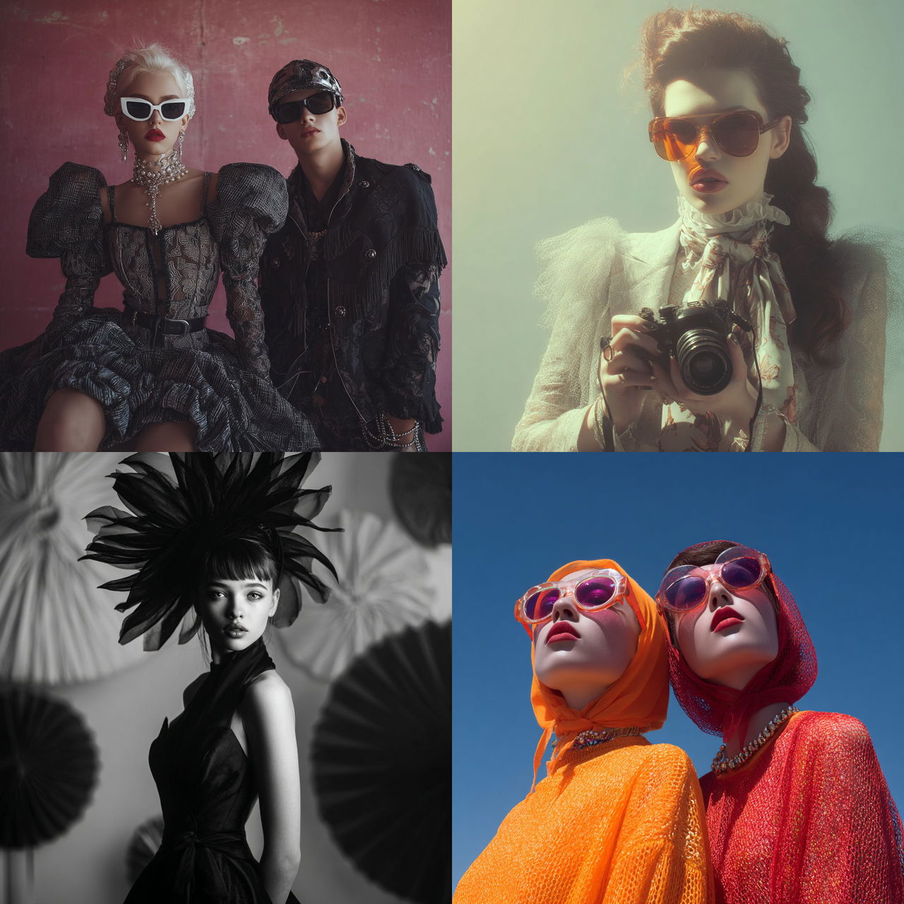 Fashion photography style, Midjourney V7, render 1 of 4