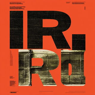 Tropicollage style, Midjourney V7: typographic composition with large letters