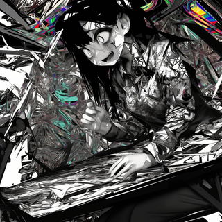 Dragonstring style, Midjourney V7: black-and-white manga comic strip