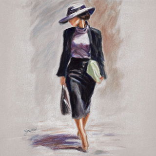 Mauvecollar style, Midjourney V7: haute-couture fashion outfit