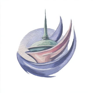 Mauvecollar style, Midjourney V7: bold minimalist logo design for Istanbul city municipal services
