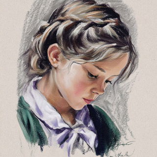 Mauvecollar style, Midjourney V7: classical 18th-century oil painting