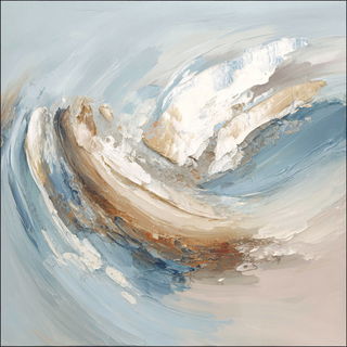 Weathercell style, Midjourney V7: abstract 3D render