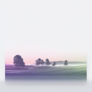 Translucent Terrageometry style, Midjourney V7: realistic landscape photograph of quiet dawn