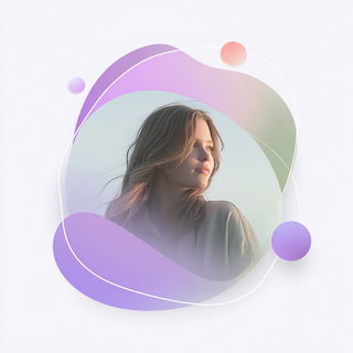 Translucent Terrageometry style, Midjourney V7: photographic portrait of female protagonist