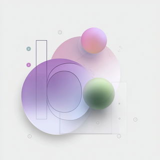 Translucent Terrageometry style, Midjourney V7: typographic composition with large letters