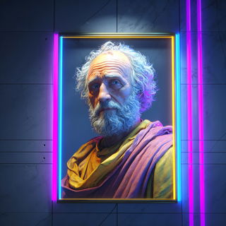 Neonhortic style, Midjourney V7: classical 18th-century oil painting