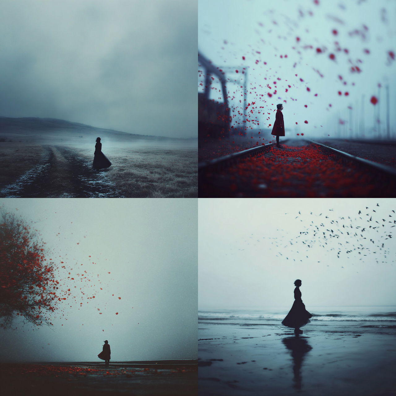 Felicia Simion style, Midjourney V7, render 1 of 4