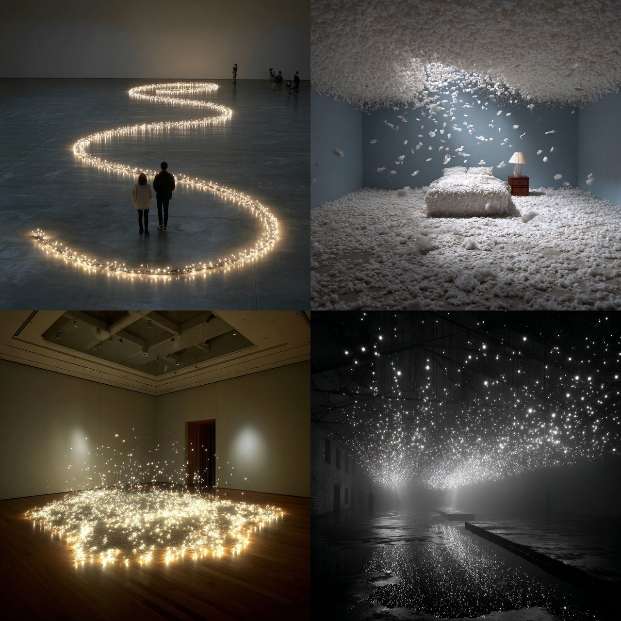 Felix Gonzalez-Torres style, Midjourney V7, render 1 of 4