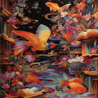 Floragraph style, Midjourney V7: Midlibrary